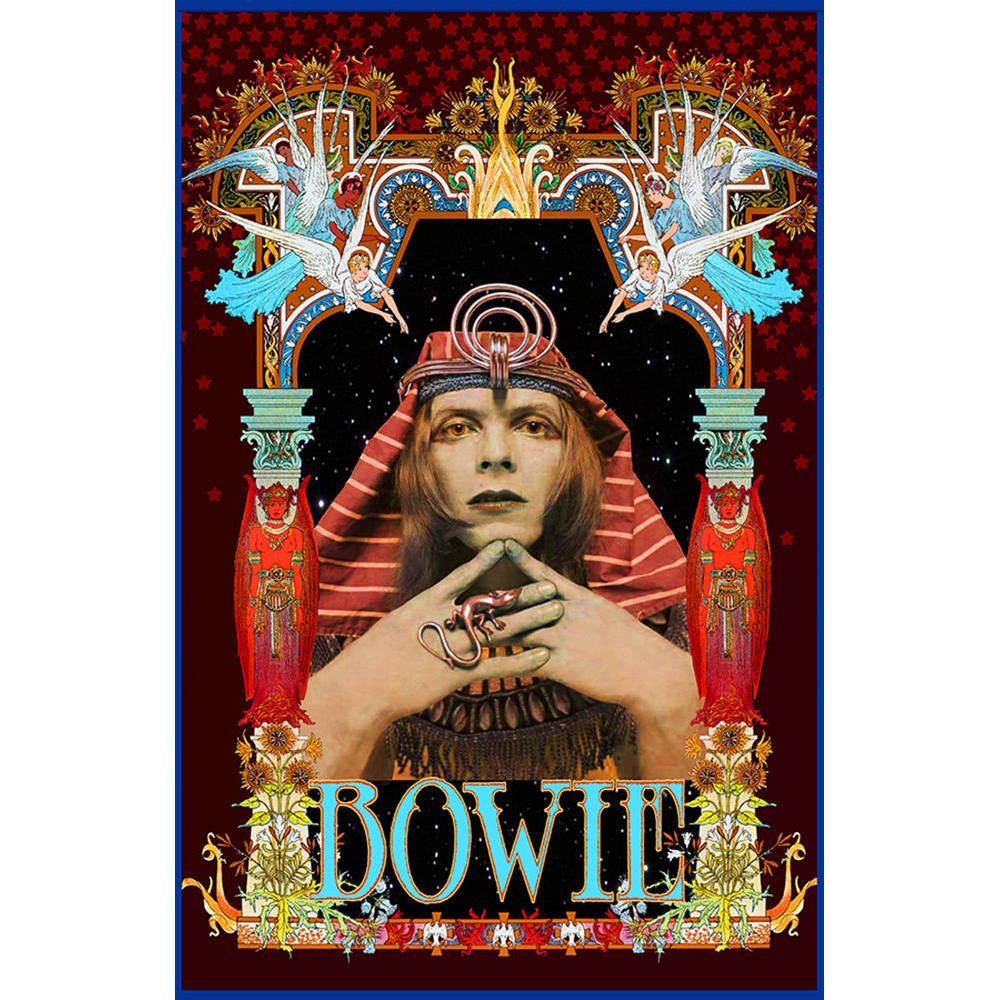DAVID BOWIE - (追悼 10年 ) - Pharoah Concert Poster / Bob Masse